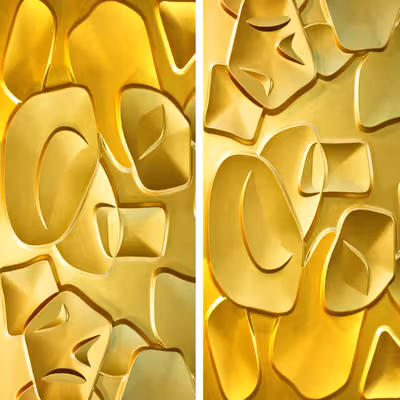 پرده مدل پانچی طرح سه بعدی سایز 280x145 سانتی متر