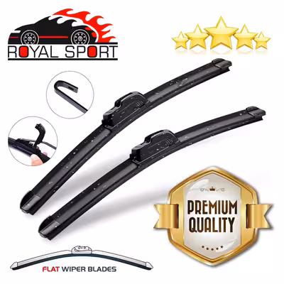 تیغه برف پاک‌کن رویال اسپرت مدل FLAT PRO مناسب برای سورن بسته 2 عددی