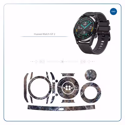برچسب ماهوت طرح Earth-White-Marble مناسب برای ساعت هوشمند هوآوی Watch GT2