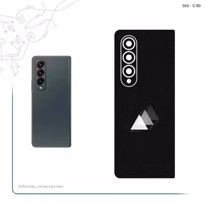 برچسب پوششی ماهوت مدل Minimal 3 Triangle Icon مناسب برای گوشی موبایل سامسونگ Galaxy Z Fold4