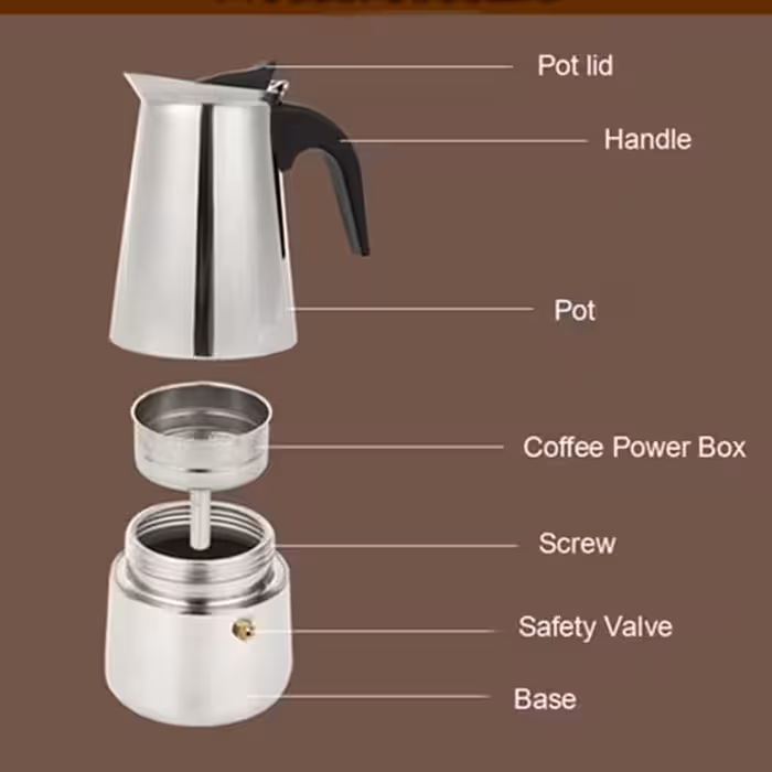 اسپرسو ساز مدل 4 کاپ 