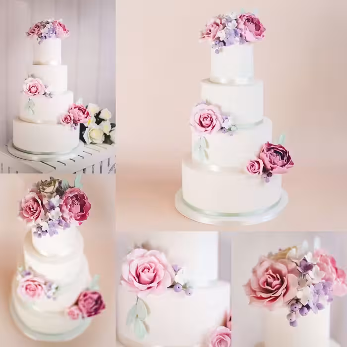 ابزار تزیین کیک بهگز مدل گل رز مجموعه 9 عددی