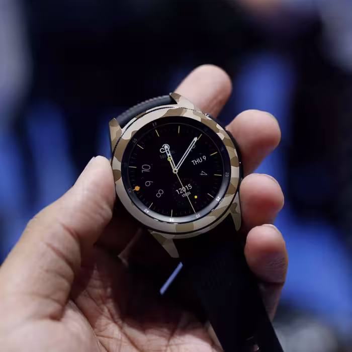 برچسب ماهوت طرح Army-Desert مناسب برای ساعت هوشمند سامسونگ Galaxy Watch 42mm