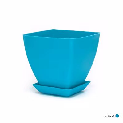 گلدان مدل پلاستیکی مربع کد 010