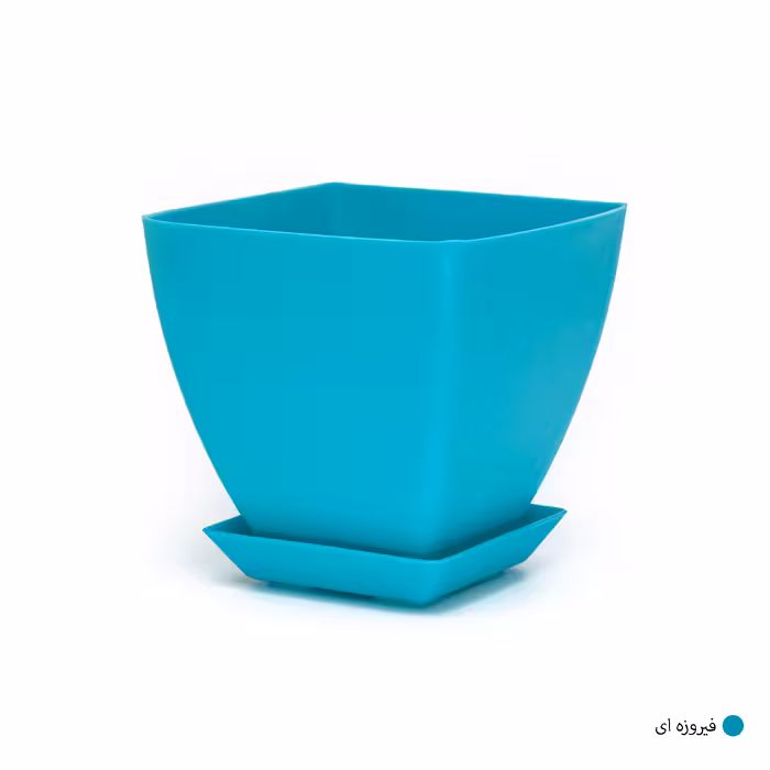 گلدان مدل پلاستیکی مربع کد 010