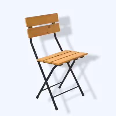 میز و صندلی سفری مدل تاشو چوبی کد 6060