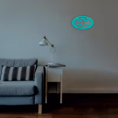 چراغ دیواری نئون دیزاین طرح Batman_TBL