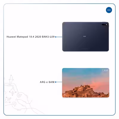 برچسب پوششی ماهوت مدل ARG-e-BAM مناسب برای تبلت هوآوی Matepad 10.4 2020 BAH3-L09