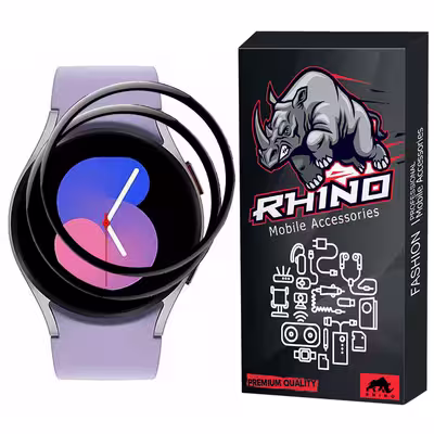 محافظ صفحه نمایش راینو مدل R-PMMA مناسب برای مچ بند هوشمند سامسونگ Watch 5 44mm بسته 2 عددی