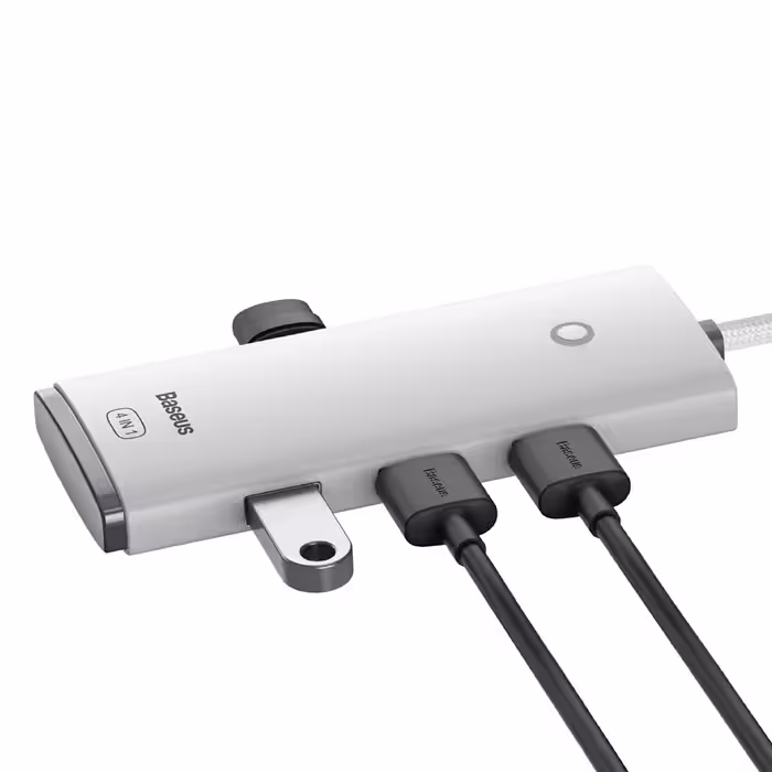 هاب 4 پورت usb3 باسئوس مدل Lite Series -WKQX03020 2M