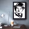 تابلو مدل مینیمال Charlie Chaplin چارلی چاپلین کد  m50303