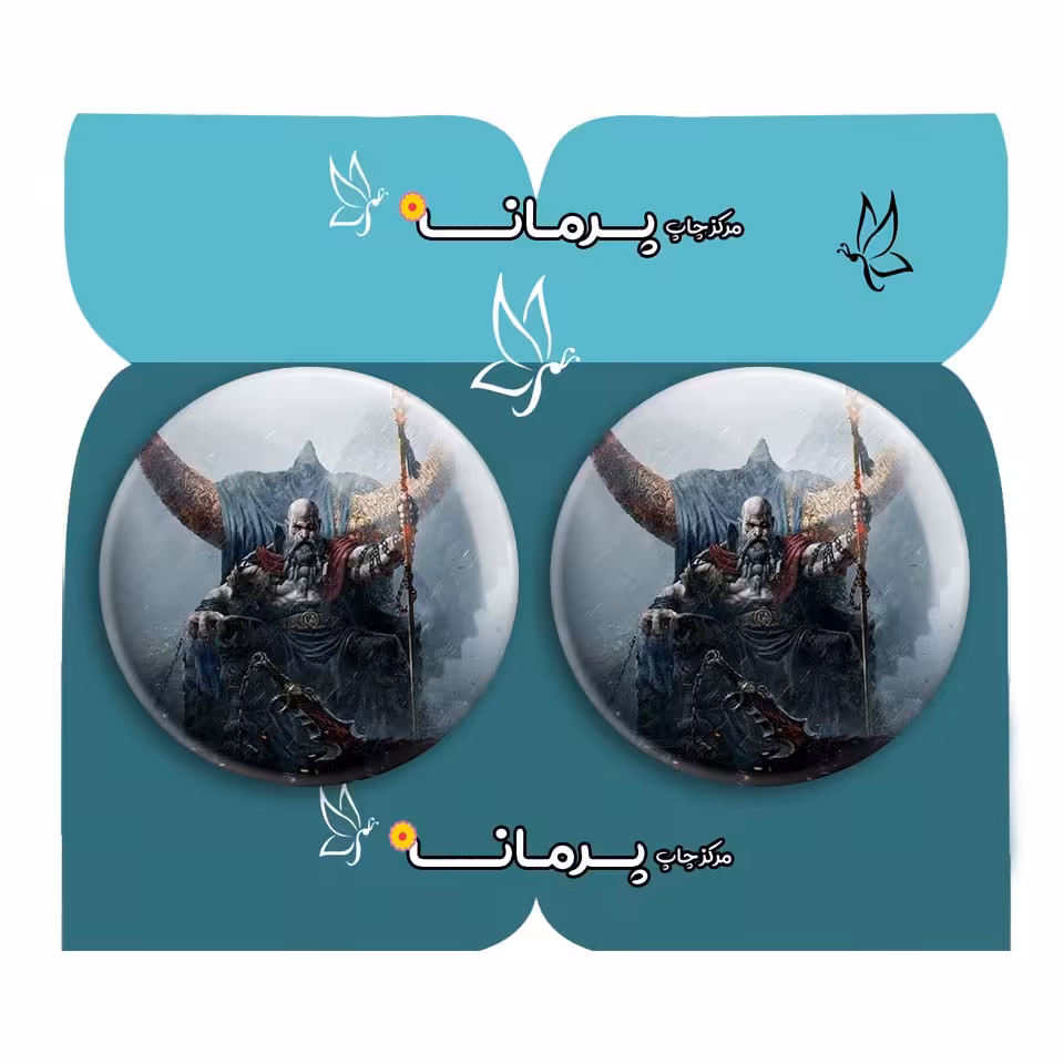 پیکسل پرمانه طرح خدای جنگ کد pm2n.1718 مجموعه 2 عددی