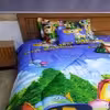 سرویس روتختی مدل سگ های نگهبان یک نفره 3 تکه
