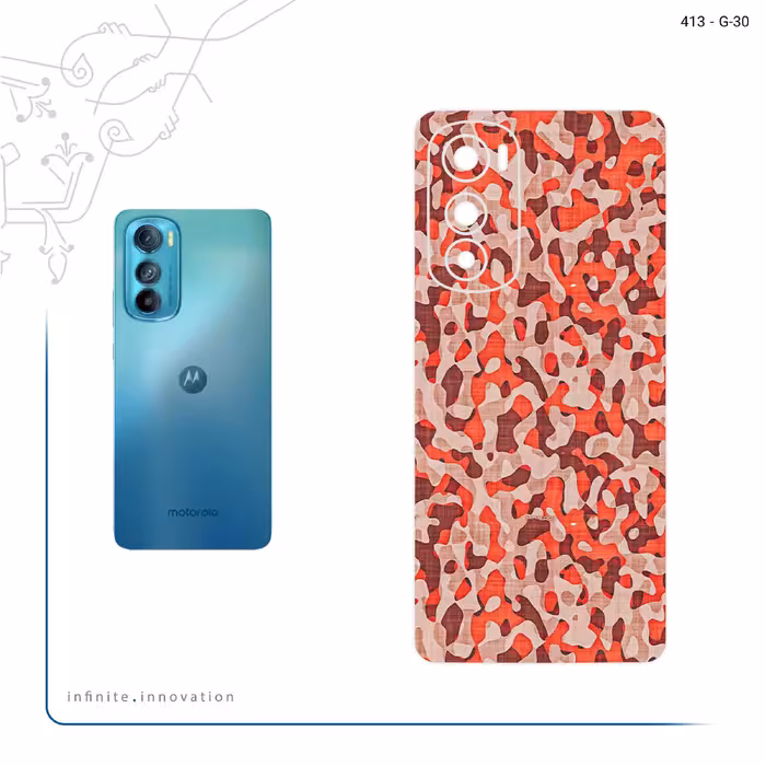 برچسب پوششی ماهوت مدل Red Infantry Army مناسب برای گوشی موبایل موتورولا Edge 30