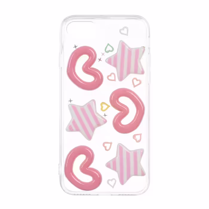 قاب Love Star رزینی شفاف مدل CHJ - Apple iPhone SE (2020) / iPhone 7 / iPhone 8 - طرح 19