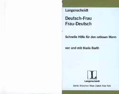 خرید و دانلود نسخه کامل کتاب Langenscheidt Deutsch - Frau Frau - Deutsch
