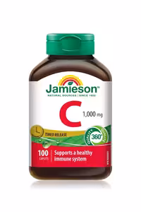 قرص ویتامین C مقدار 1000 میلی گرم برند Jamieson - بسته 100 عددی