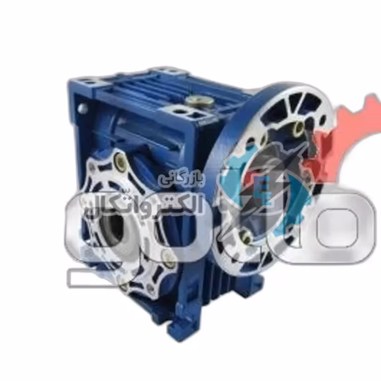 گیربکس حلزونی چینی سایز 40 نسبت 40 ورودی 11 خروجی 18 میلیمتر، فلنج 63B14