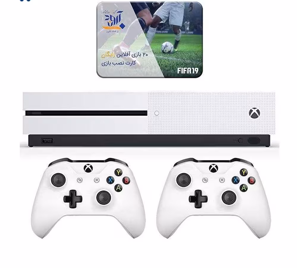 کنسول بازی مایکروسافت Xbox One S ظرفیت 1 ترابایت همراه با بازی