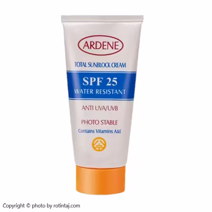 ضد آفتاب SPF25 آردن مقاوم در برابر شستشو