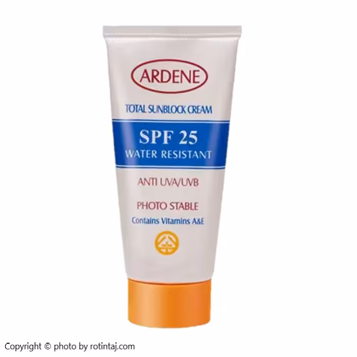 ضد آفتاب SPF25 آردن مقاوم در برابر شستشو