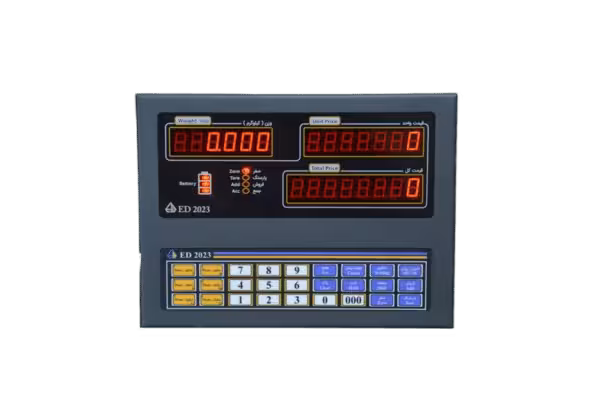 نمایشگر ساده 3 ردیفه فلزی اعتماد مدل   ED2023 EF
