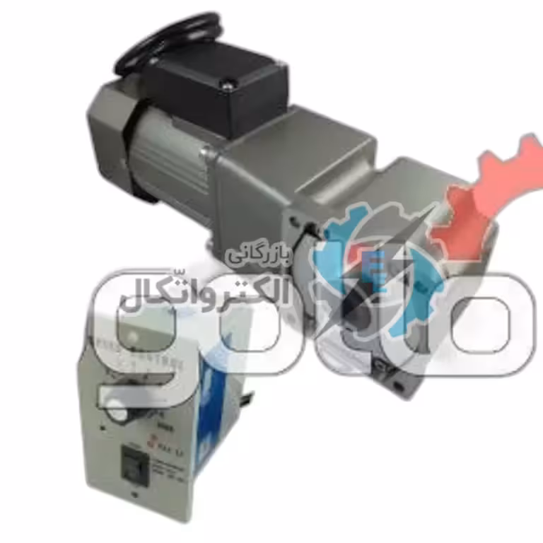 موتورگیربکس تک فاز دور متغیر 0.4 کیلووات – 400 وات 93 دور بر دقیقه، گیربکس 90 درجه نسبت 15، ساخت تایلی چین