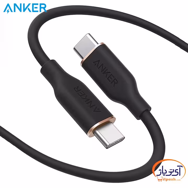 کابل شارژ و دیتا تایپ سی به تایپ سی انکر A8552 90cm
