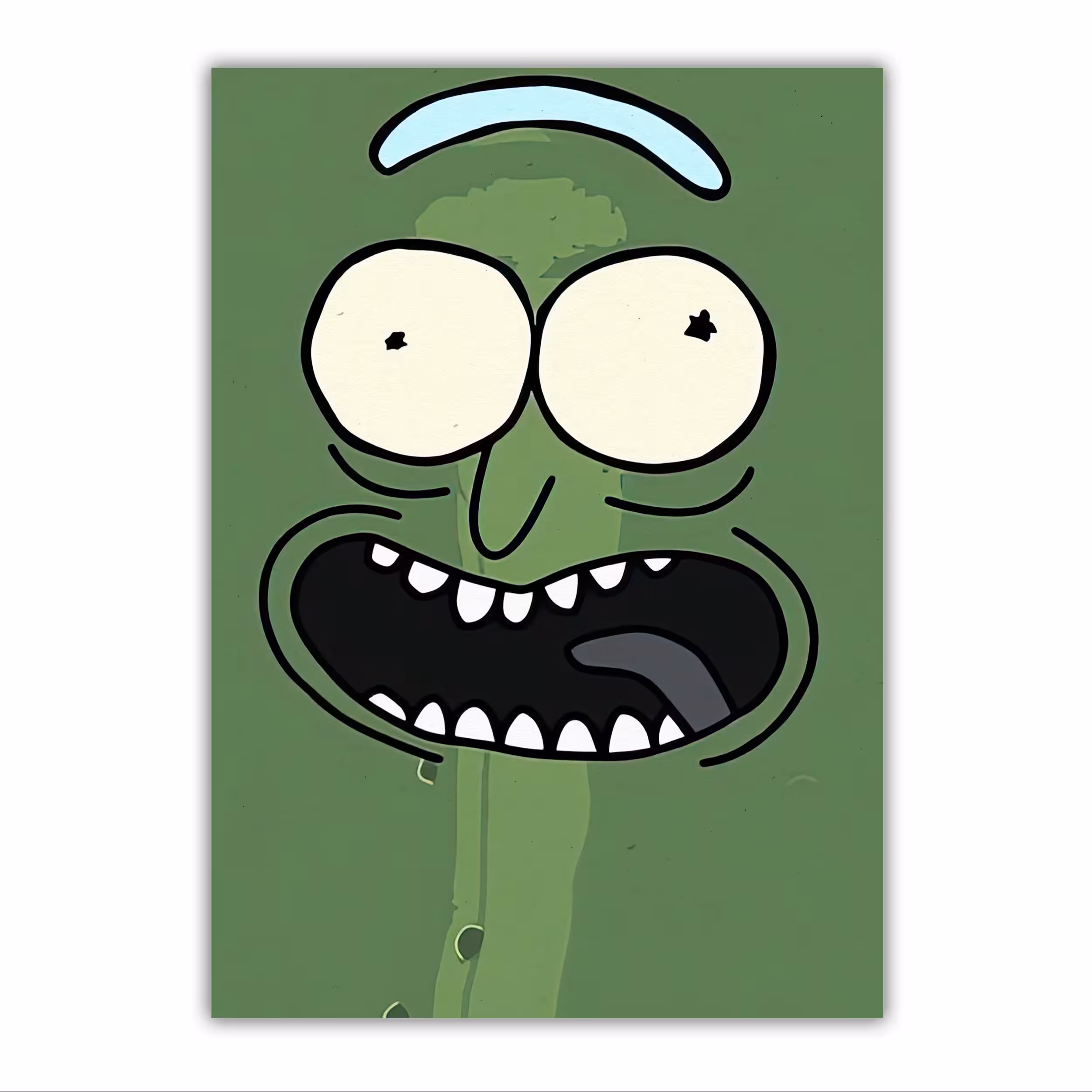 تابلو شاسی مدل ریک و مورتی Rick and Morty سایز 14 در 20 کد 46