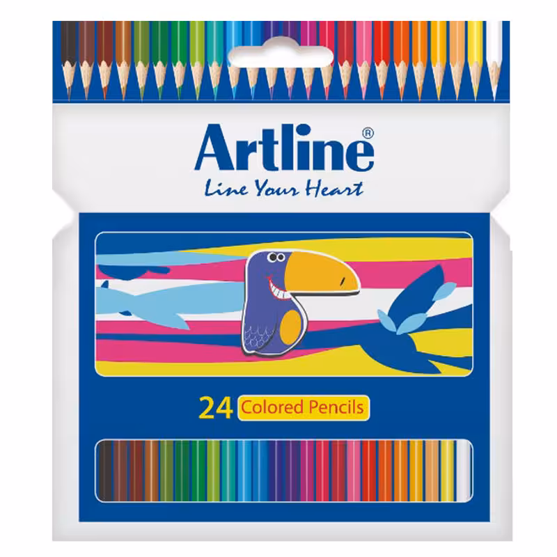 مداد رنگی 24 رنگ آرت لاین مدل ECP24-P/IL | چاوه