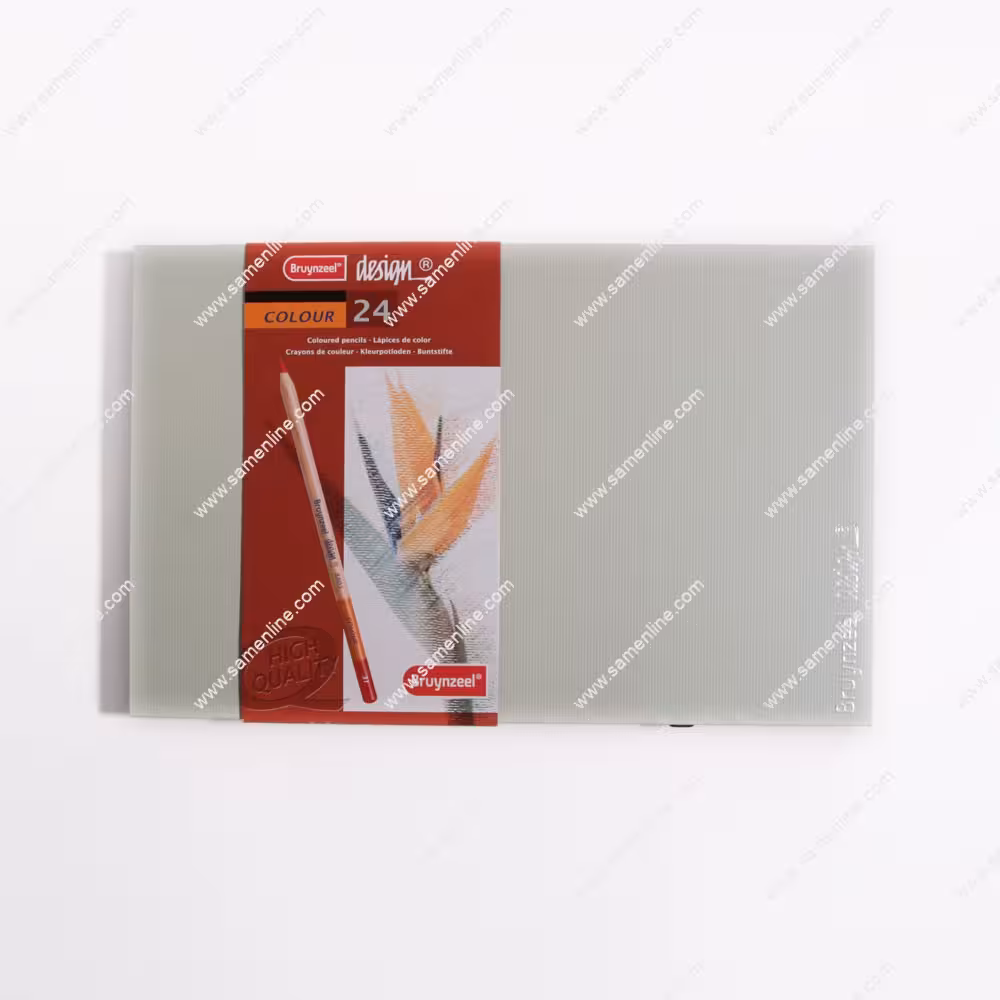 مداد رنگی 24 رنگ دیزاین برونزیل مدل 8805
