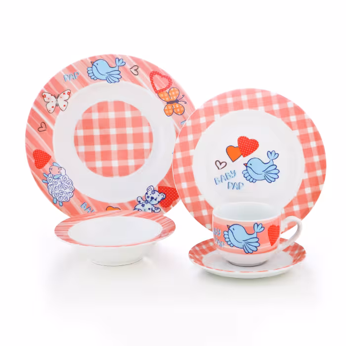 سرویس چینی 5 پارچه کودک بیبی پپ