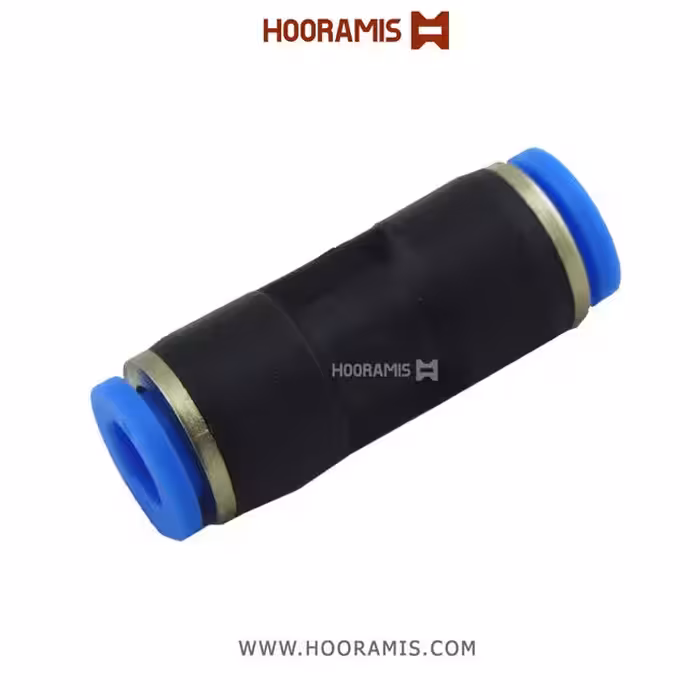 فیتینگ رابط مستقیم پنوماتیک شلنگ به شلنگ 6 میلیمتر