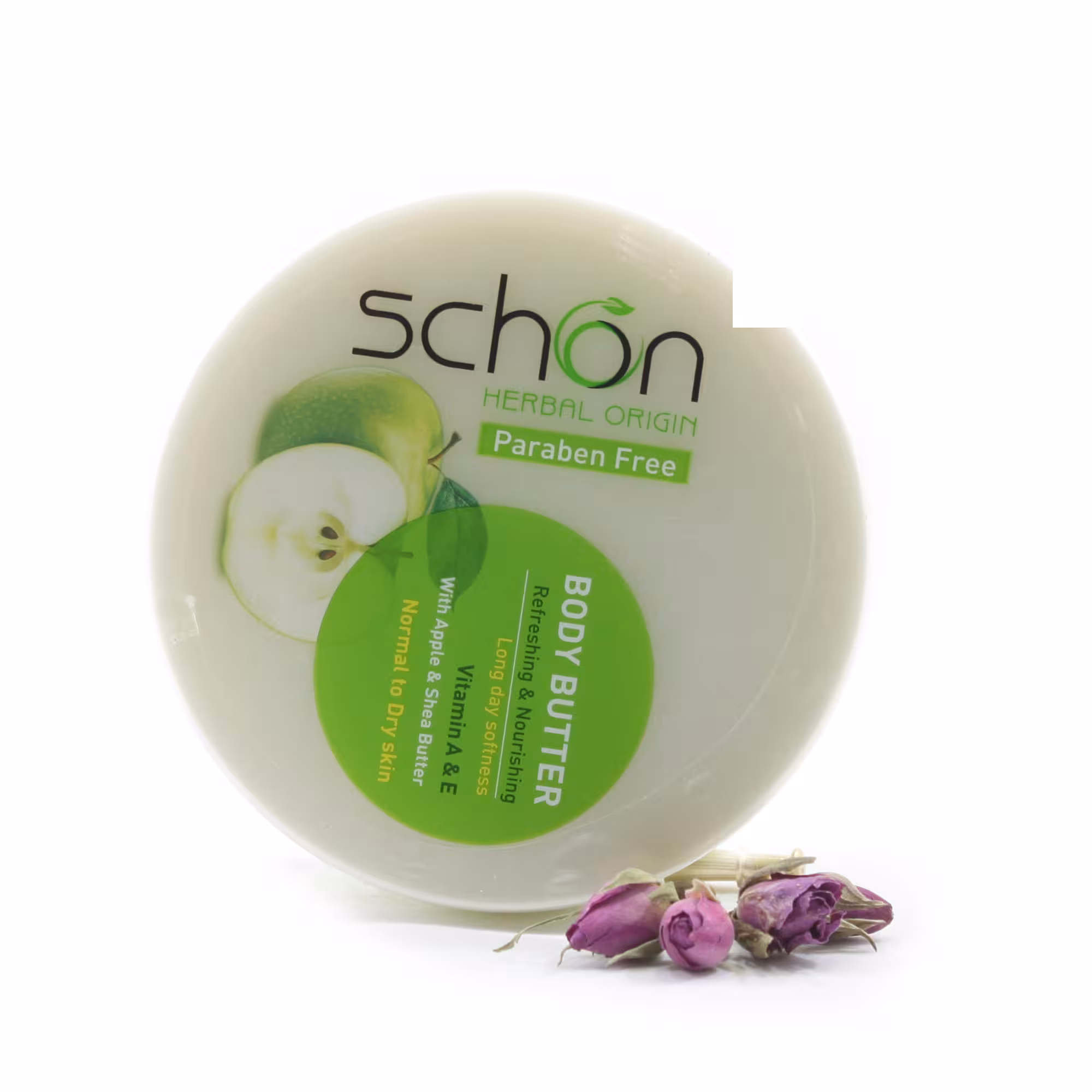 کره بدن حاوی عصاره سیب سبز شون