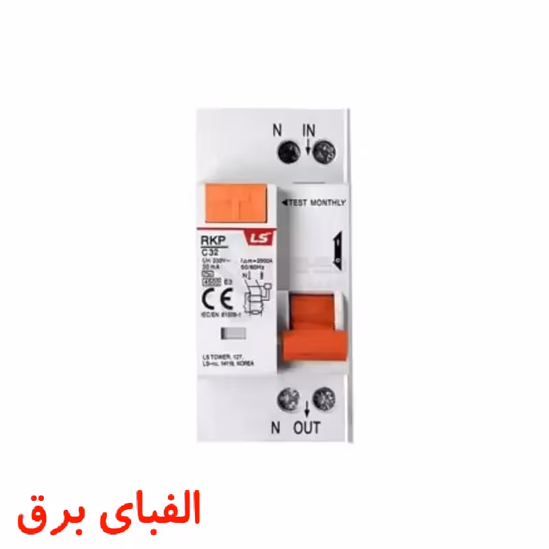 کلید مینیاتوری تک پل نول 10 آمپر تیپ c ال اس