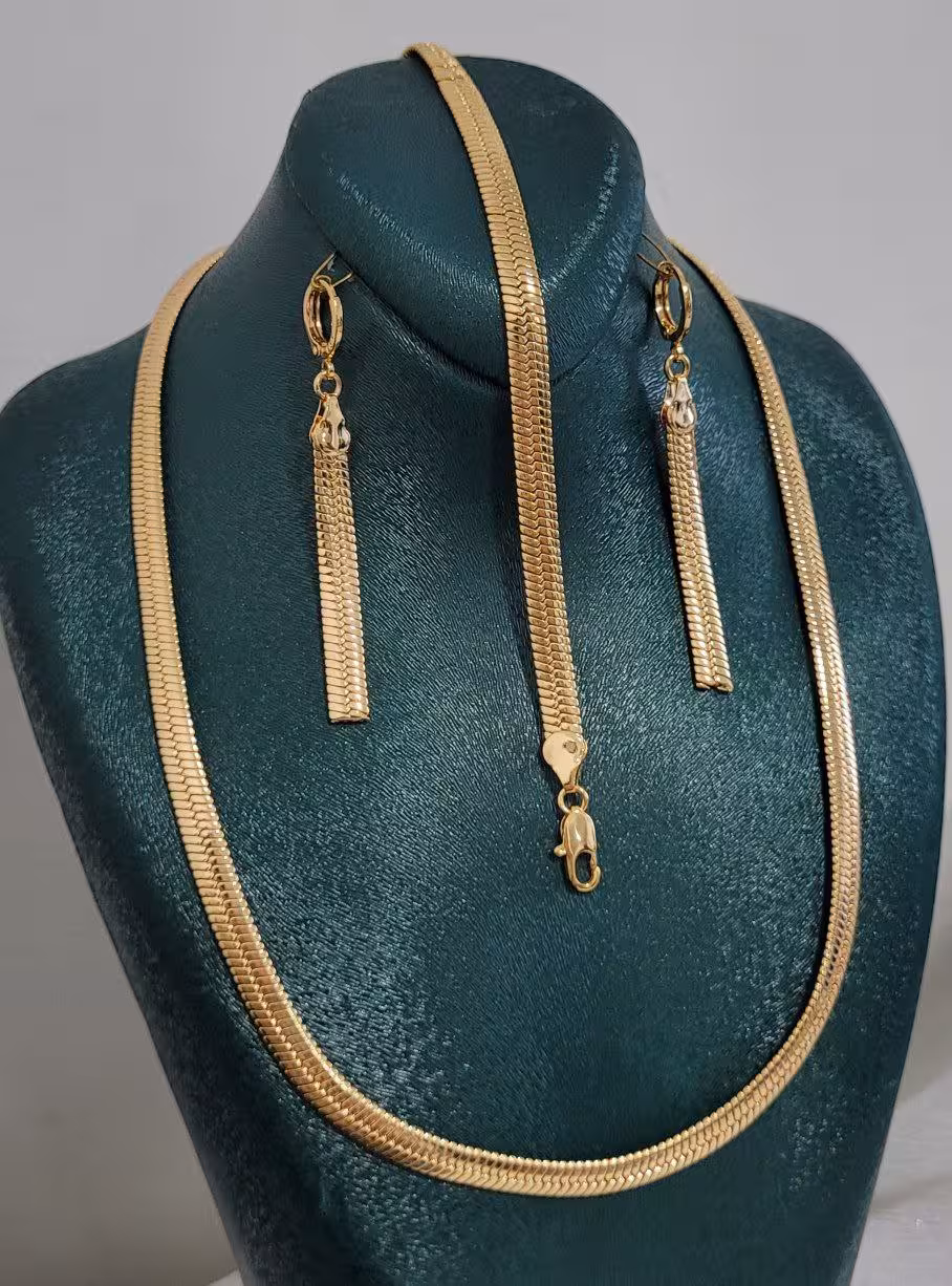 سرویس طرح طلای زنانه،مدل ماری،رنگ ثابت،برند ژوپینگ در4 مدل شیک💍