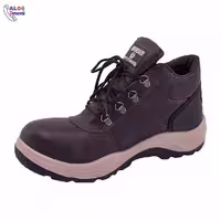 پوتین ایمنی بیس (base) قهوه ای دور کرم