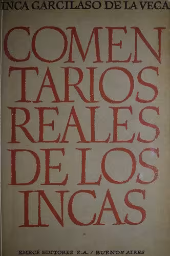 خرید و دانلود نسخه کامل کتاب Comentarios reales de los incas [1609]