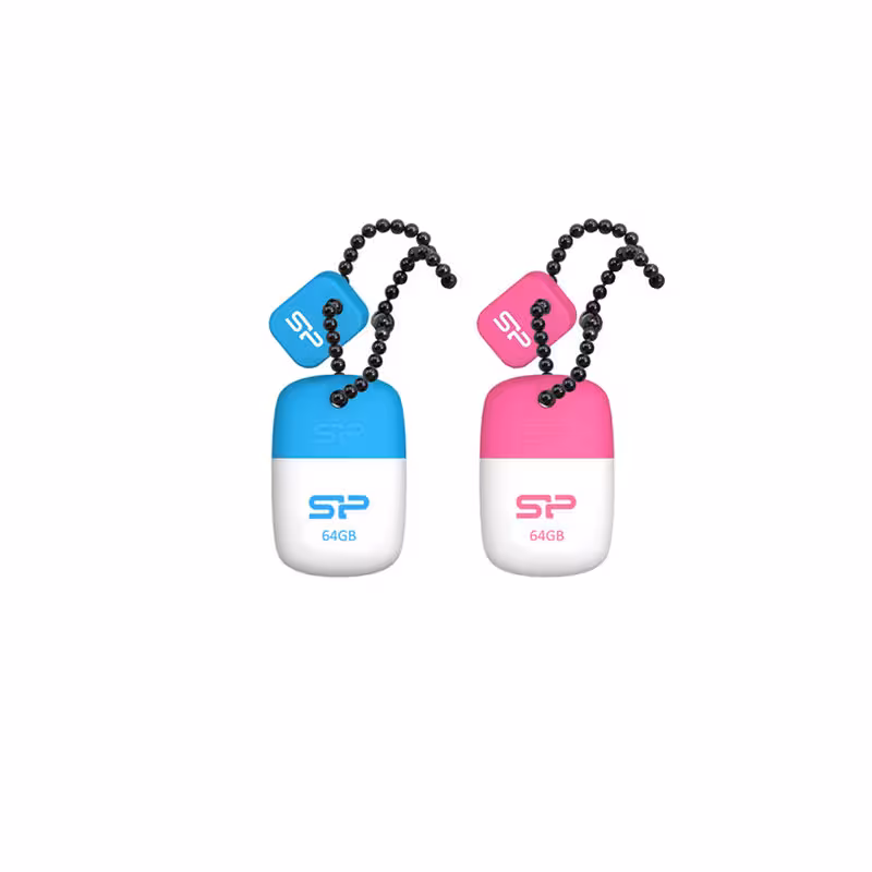 فلش مموری سیلیکون پاور مدل Touch T07 ظرفیت 64 گیگابایت صورتی