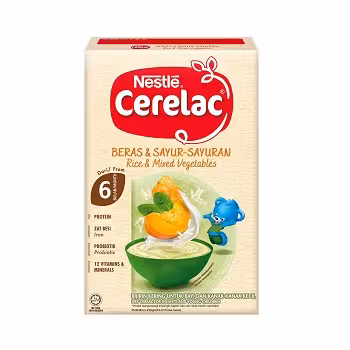 سرلاک برنج و مخلوط سبزیجات نستله NESTLE وزن 250 گرم