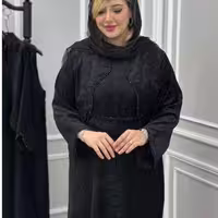مانتو مجلسی مخمل Ar مدل ست سه تیکه پناه