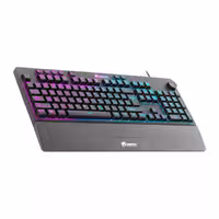 کیبورد مخصوص بازی گرین مدل GK703-RGBسوییچ ممبران ، Full Size، نورپردازی RGB