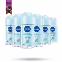 6 عدد مام رول ضدتعریق زنانه نیوا NIVEA مدل انرژی تازه Fresh Energy حجم 50 میلی‌ لیتر (اورجینال)