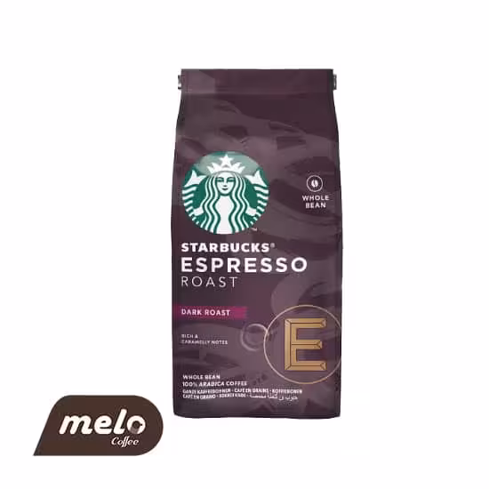 قهوه استارباکس مدل Espresso Roast Dark (دان 200 گرمی)