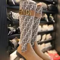 پوتین ساقدار فندی FENDI کد 713