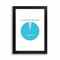 تابلو تایپوگرافی با طرح فارسی و کد PF-15213
