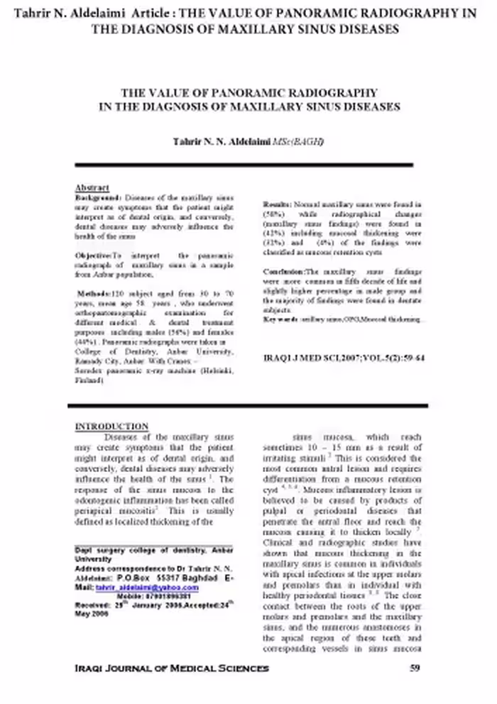خرید و دانلود نسخه کامل کتاب Direct plagiarism by Tahrir N. Aldelaimi (Dean of Dentistry College / Anbar University) 3