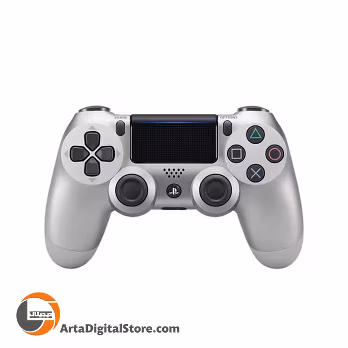 دسته بازی بی سیم PS4 Joystick High Copy Silver