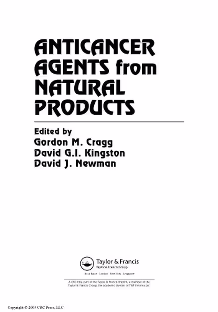 خرید و دانلود نسخه کامل کتاب Anticancer Agents from Natural Products