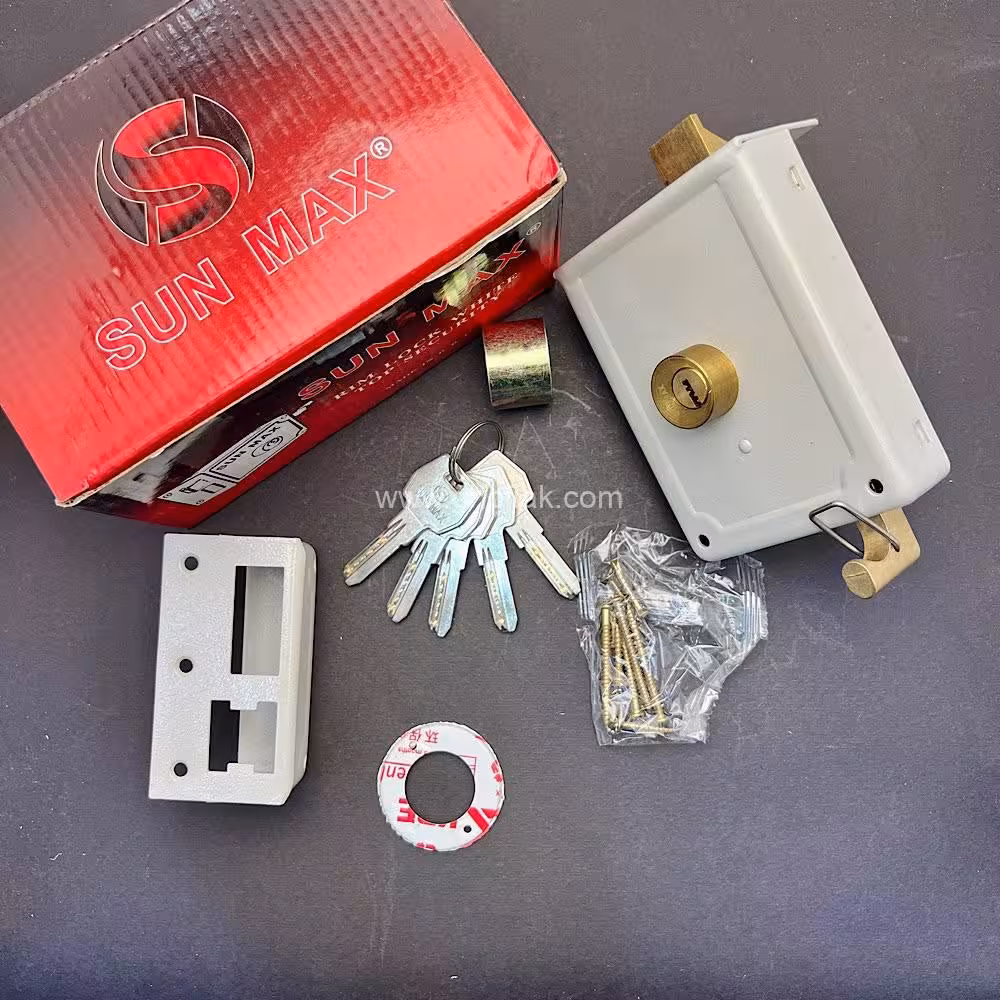 قفل حیاطی سان مکس فولادی کلید کامپیوتری